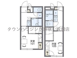 レオパレス豊IIIの物件間取画像